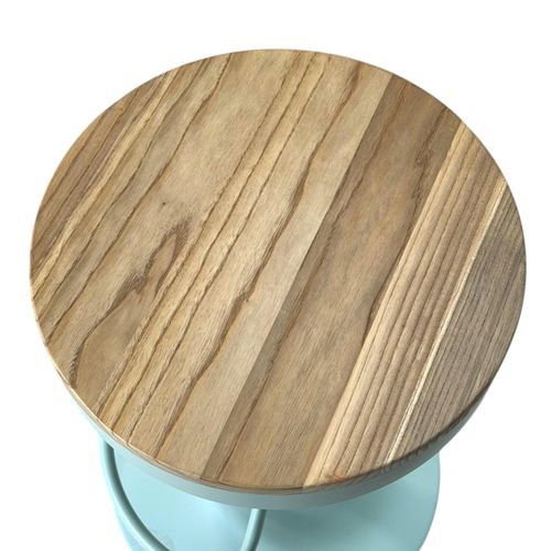 Tabouret De Bar Réglable Métal Vert (lot De 2) Leeds