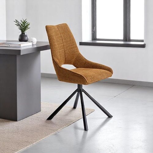 Chaise Contemporaine Pivotante Rouille (lot De 2) Ligurie
