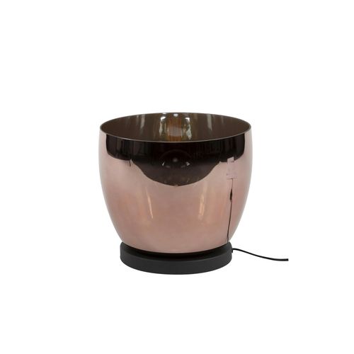 Lampe De Salon Moderne Avec Vasque En Verre Cuivré 27 Cm Niagara