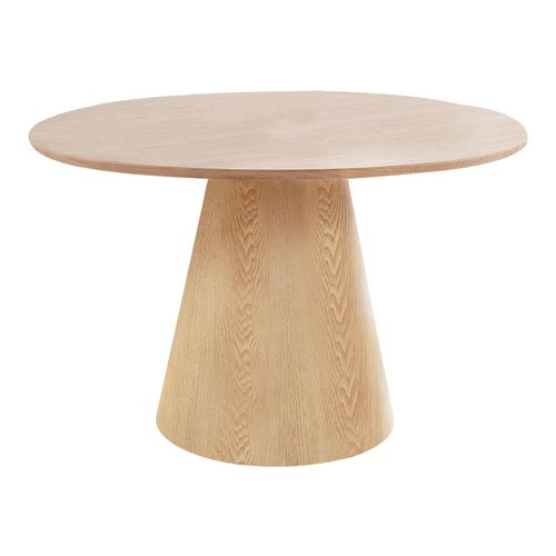 Table Ronde En Bois Clair Ø120 Cm Lisbonne