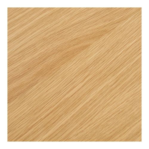 Table Ronde En Chêne Clair Avec Piètement Baguette Ø120 Cm Amsterdam