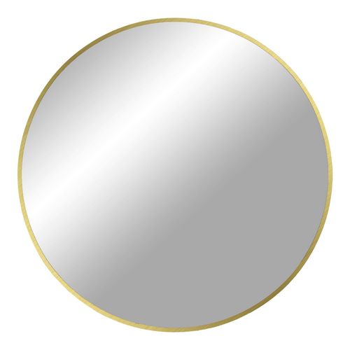 Miroir Rond Avec Cadre En Aluminium Doré Ø80 Cm Seoul