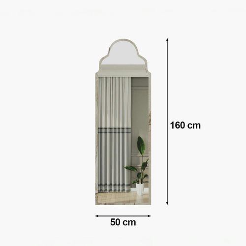 Miroir Plein Pied Arche Décorative, Effet Marbre 160 Cm Cody