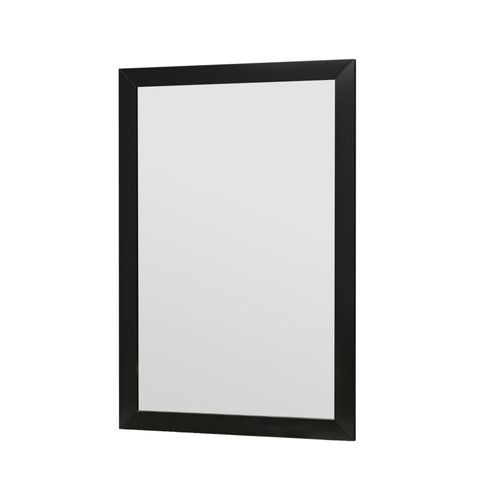 Miroir Rectangulaire Mural Avec Cadre Noir 75 Cm Cody