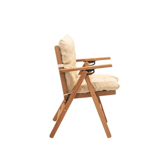 Salon De Jardin En Bois - Compact et Confort Sora