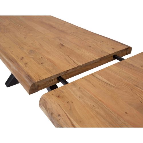 Table à Manger Extensible Bois Massif 240/340 Cm Melbourne