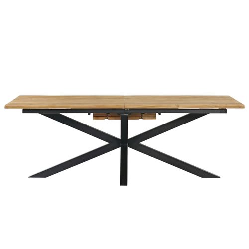 Table à Manger Extensible Bois Massif 220/280 Cm Melbourne