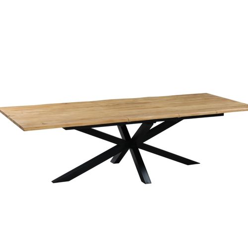 Table à Manger Extensible Bois Massif 220/280 Cm Melbourne
