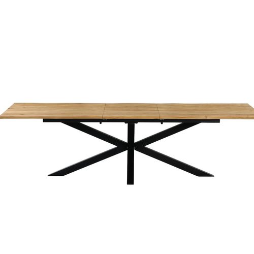 Table à Manger Extensible Bois Massif 220/280 Cm Melbourne