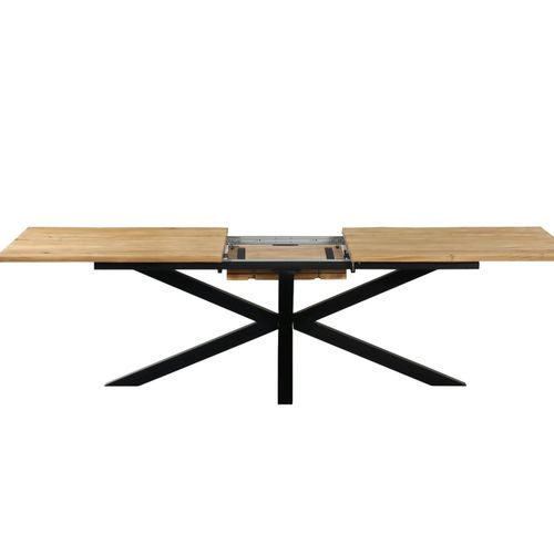 Table à Manger Extensible Bois Massif 220/280 Cm Melbourne