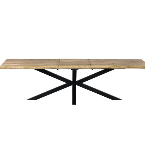 Table à Manger Extensible Bois Massif 220/280 Cm Lucknow