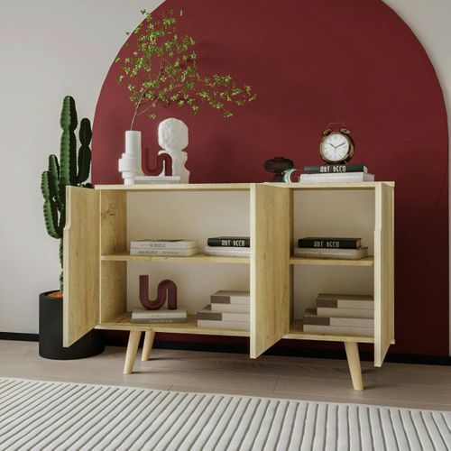 Buffet Salle à Manger Moderne à Poignées Intégrées Marfa