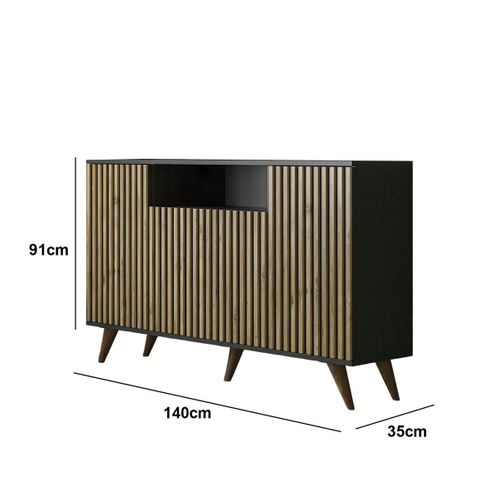 Buffet De Salle à Manger Moderne Motif Baguette Marfa