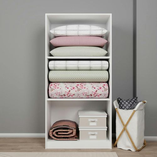 Armoire De Chambre Blanche 2 Portes à Cadres Marfa