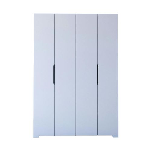 Dressing Double Blanc 4 Portes 2 Penderies 120 Cm Byron
