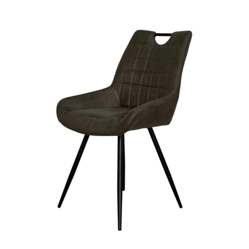 Chaise Vert Foncé Effet Vieilli à Poignée Intégrée (lot De 2) Malmoe