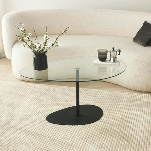 Table Basse En Verre, Forme Triangle Organique Tulum