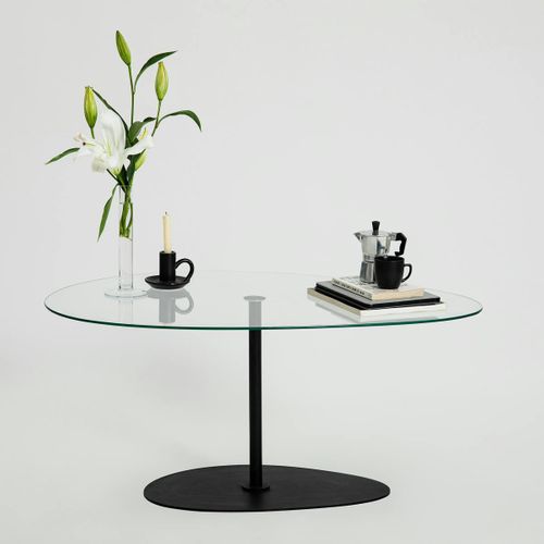 Table Basse En Verre, Forme Triangle Organique Tulum