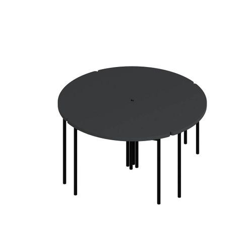 Table Basse Gigogne Petit Espace, Finition Anthracite Jena