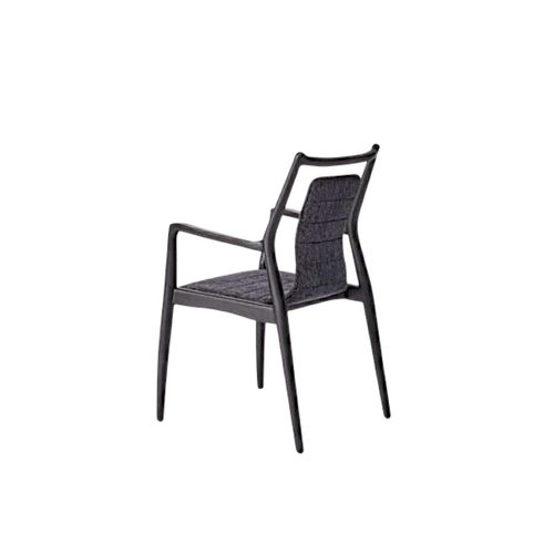 Chaise Design Anthracite à Structure Noire (lot De 2) Alder