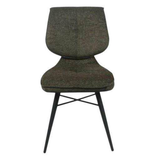 Chaise Tissu Vert à Dossier Double (lot De 2) Ligurie