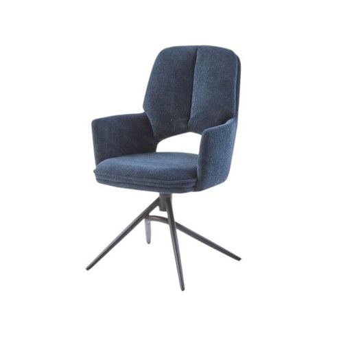 Chaise Pivotante Bleue Double Coussinage (lot De 2) Ligurie