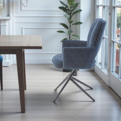 Chaise Pivotante Bleue Double Coussinage (lot De 2) Ligurie