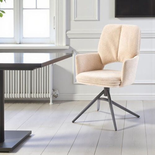 Chaise Pivotante Beige Double Coussinage (lot De 2) Ligurie