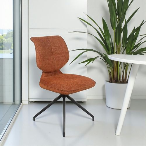 Chaise Pivotante Rouille Dossier Double (lot De 2) Ligurie