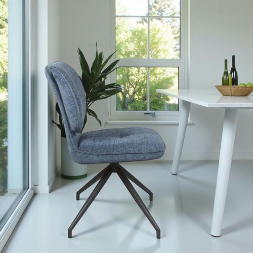 Chaise Pivotante Bleue Dossier Double (lot De 2) Ligurie