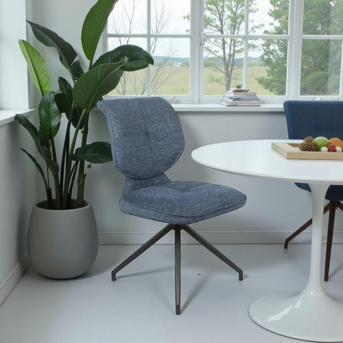 Chaise Pivotante Bleue Dossier Double (lot De 2) Ligurie