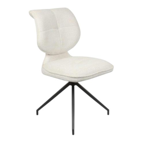 Chaise Pivotante Écrue Dossier Double (lot De 2) Ligurie