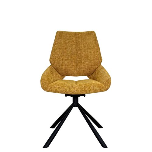 Chaise Pivotante Ocre Assise Baquet (lot De 2) Ligurie