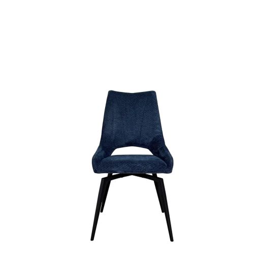 Chaise Pivotante Bleue, Dossier Ouvert (lot De 2) Ligurie