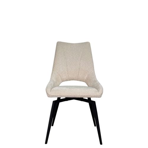 Chaise Pivotante Beige, Dossier Ouvert (lot De 2) Ligurie