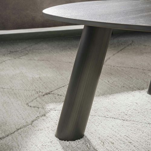 Tables Basses Design Céramique 3d Gris Clair et Foncé (x2) Galway