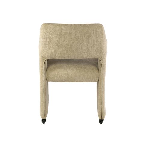 Fauteuil Design Beige Sable à Roulettes (lot De 2) Creek