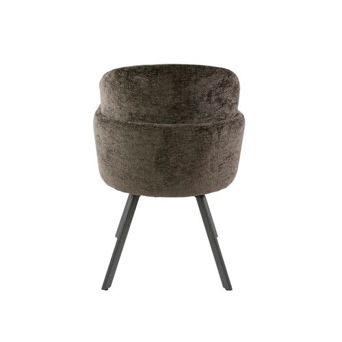 Fauteuil De Table Pivotant Taupe Texturé (lot De 2) Creek