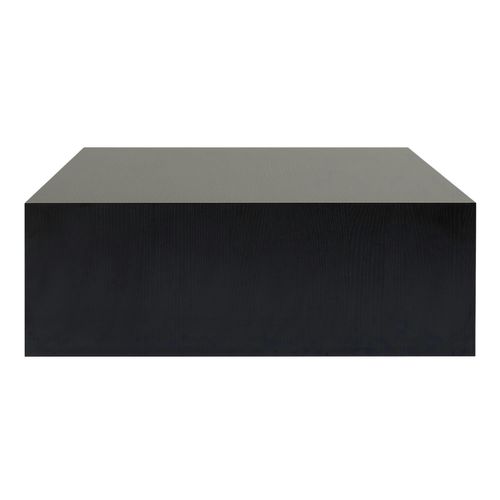 Table Basse Noire Carrée Roulettes Invisibles Marfa