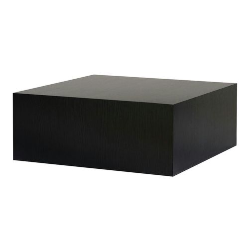 Table Basse Noire Carrée Roulettes Invisibles Marfa