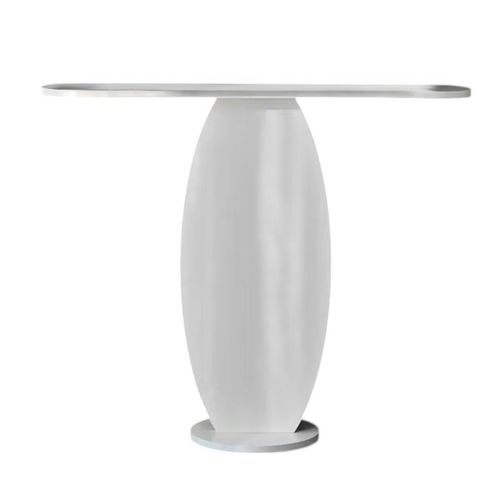 Console D'entrée Blanche Design Organique 100 Cm Marfa