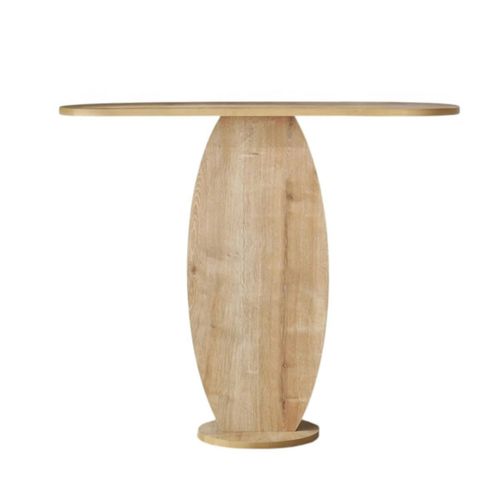 Console D'entrée Design Organique Effet Bois Marfa