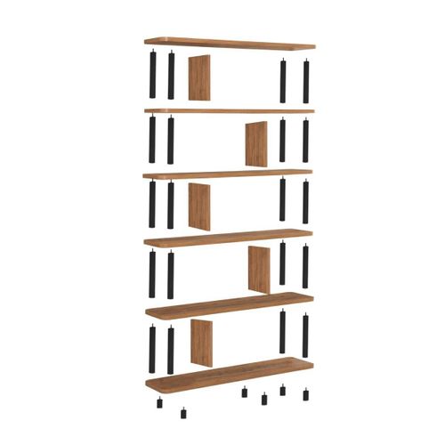 Bibliothèque Étagère Design Organique à Séparateurs Marfa