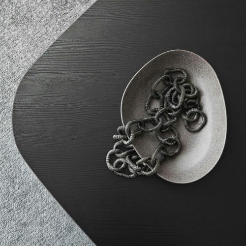 Table Basse Gigogne Noire, Triangle Organique (x2) Marfa