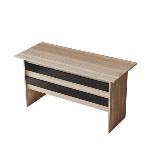 Bureau Moderne Décor Bois à Détail Noir Design Marfa