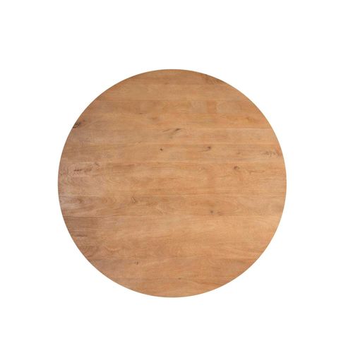 Table à Manger Ronde Pied Central Bois D.150 Cm Cortina