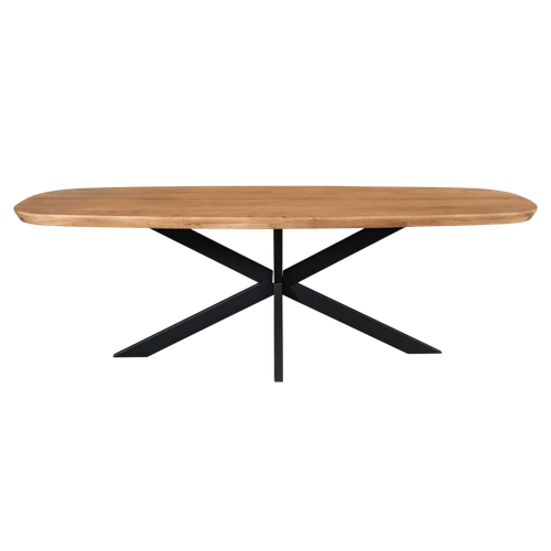Table à Manger Bois Bords Arrondis 200 Cm Cortina
