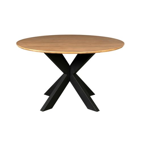 Table à Manger Ronde En Bois De Manguier D.150 Cm Cortina