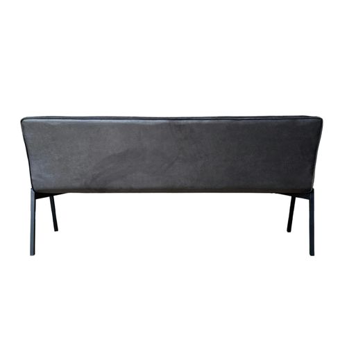Banc De Table à Manger Gris Foncé à Bandes 185 Cm Cortina