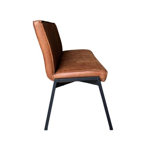 Banc De Table à Manger Cognac à Bandes 155 Cm Cortina